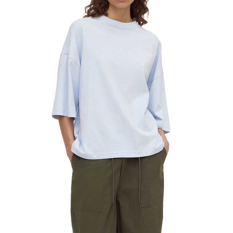 Assembly Label Max Cotton Oversized Tee Powder Blue image number 0